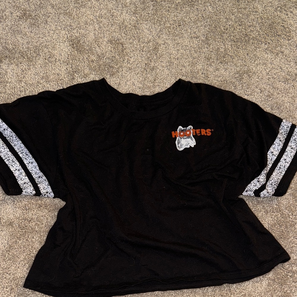 Hooters limited edition Black Crop Top